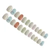 The latest best-selling oval-shaped, simple and slender style, INS lines, simple wearable nail nail patches, ribbon matte nail nail patches, custom-made nail patches Application Scenario